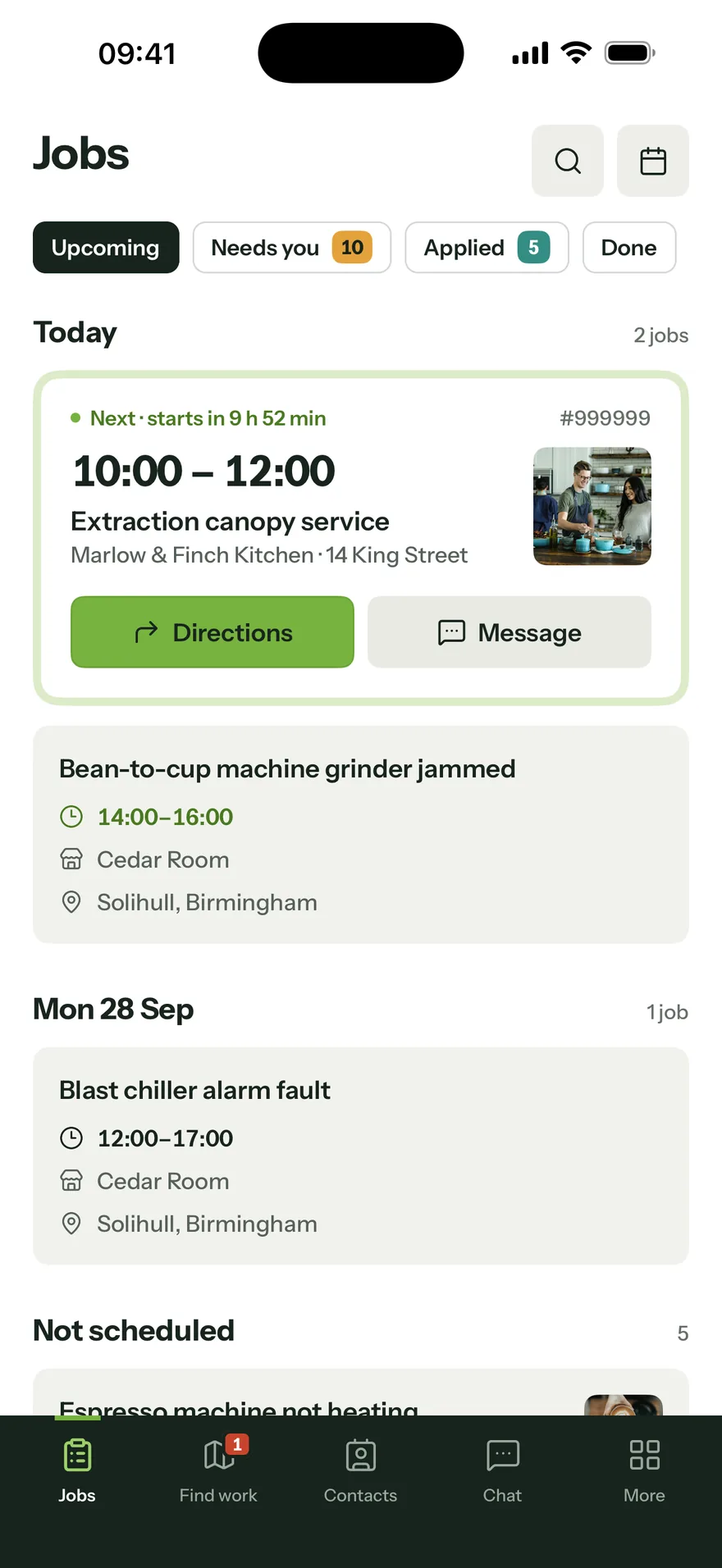 The engineer’s Jobs: today’s next job with Directions and Message, and the days ahead