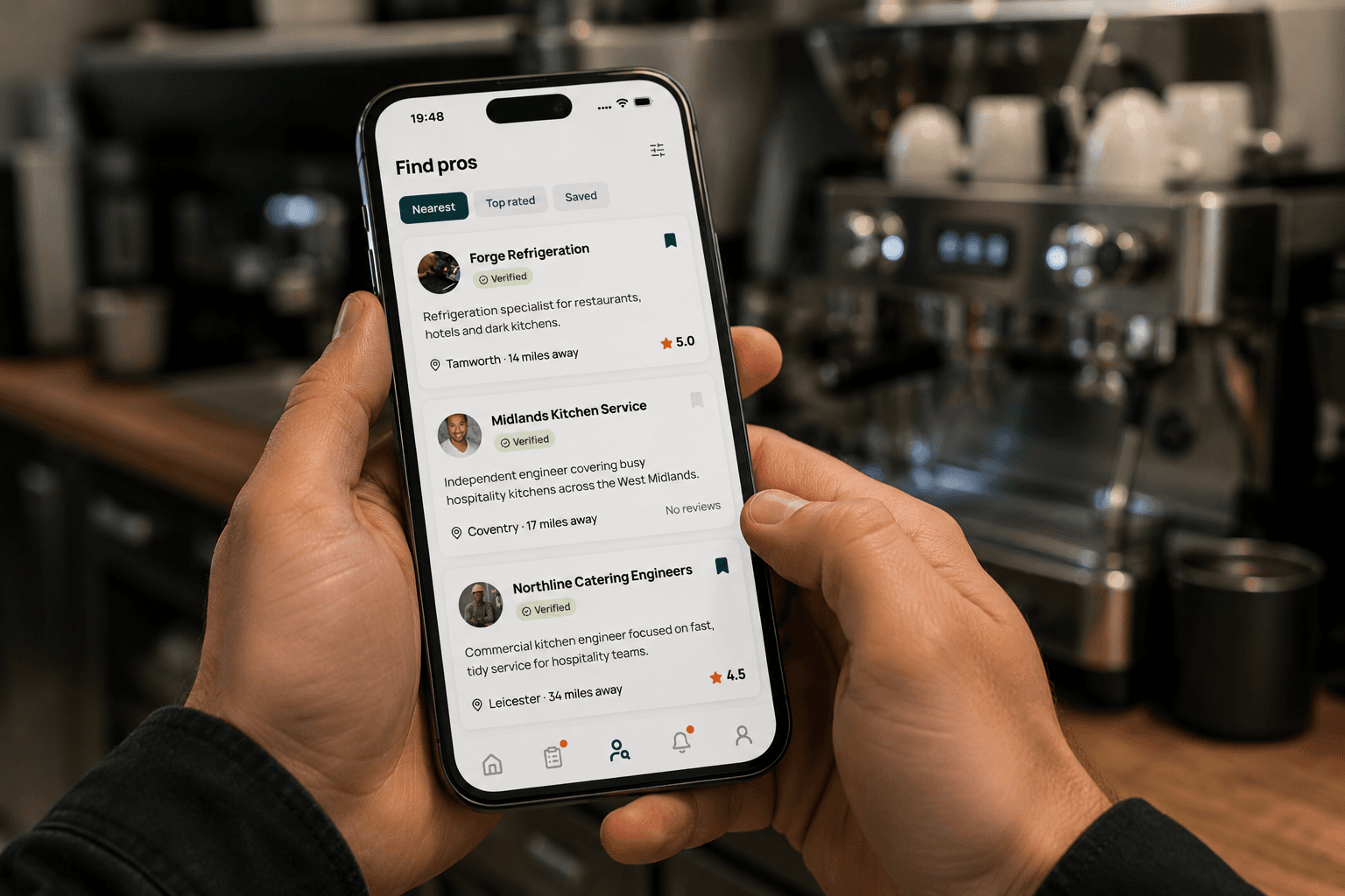 Comparing verified engineer profiles on Coriva